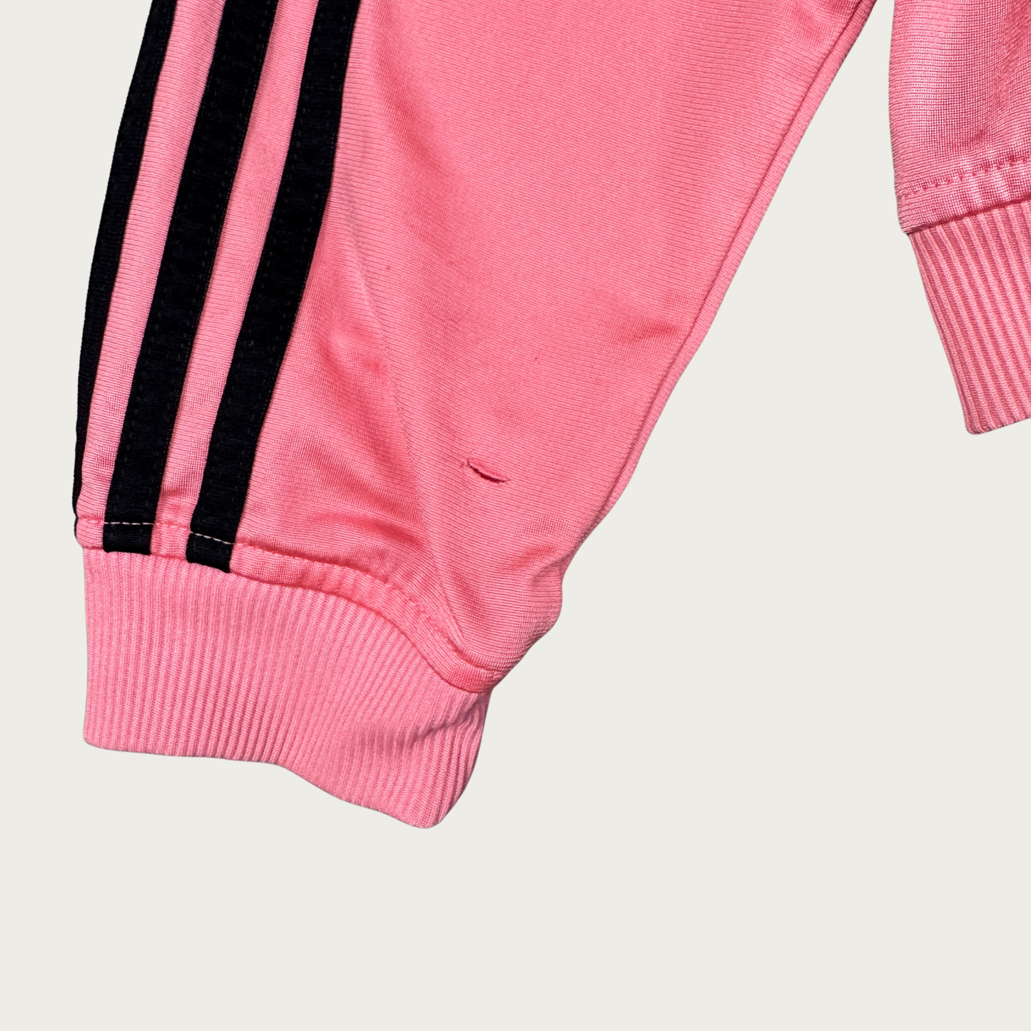 (M) Pink/Black Adidas Track Jacket