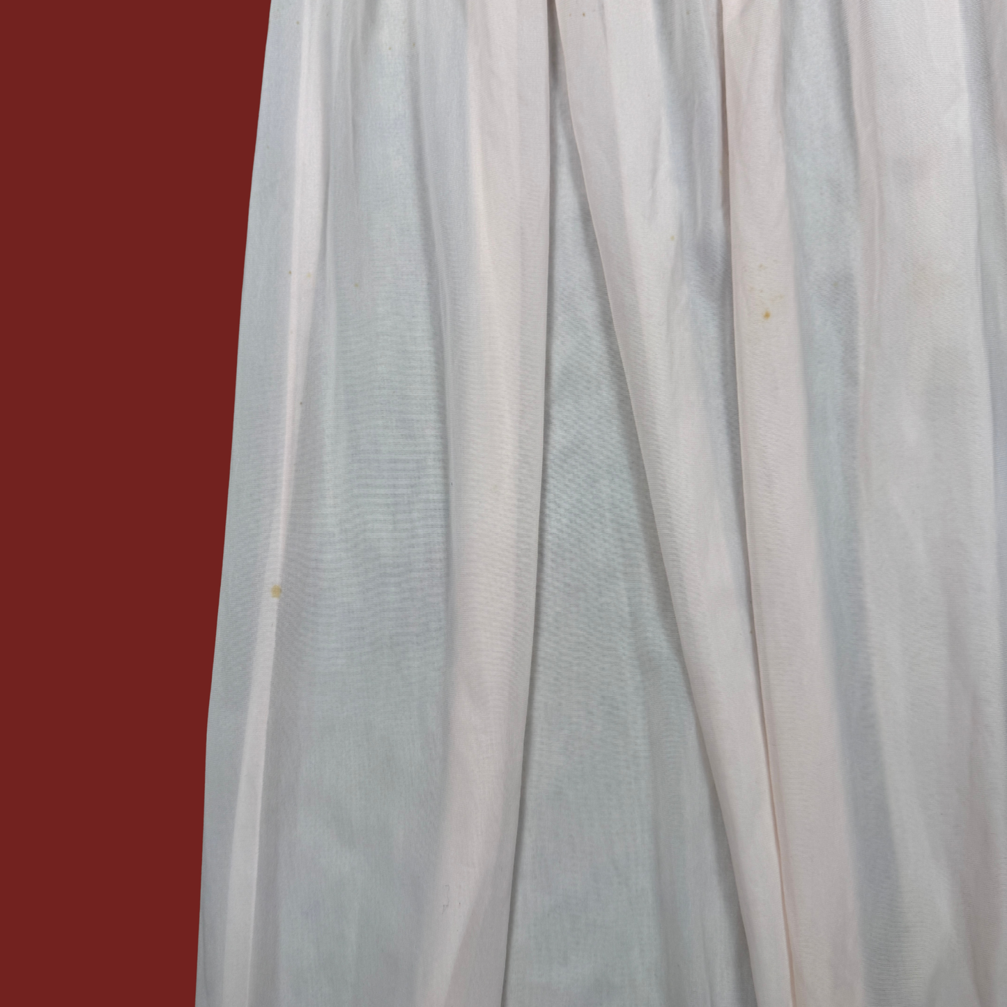 (M) 50s/60s Vanity Fair Pink Pleated Drop Waist Slip Dress