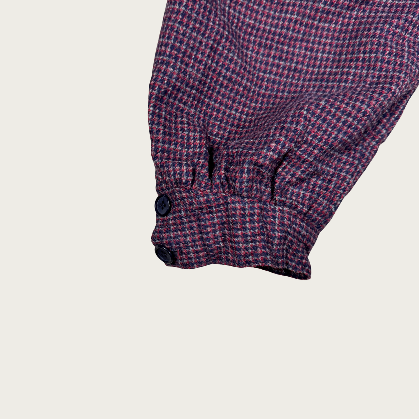 (25") 50s/60s Plaid Wool Pedal Pushers