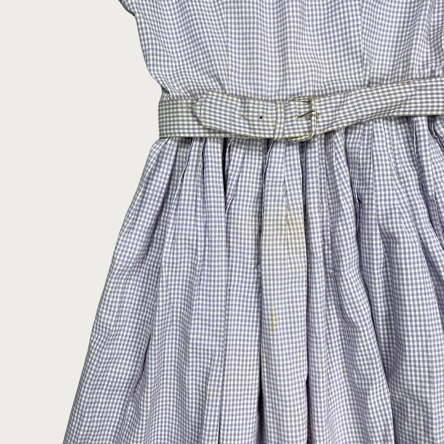 (XS/S) Purple Gingham Tea Dress