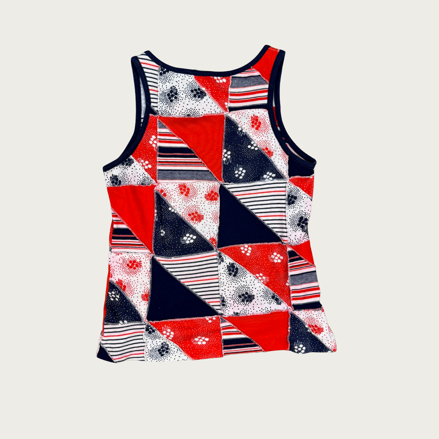 (M/L) 80s/90s Patchwork Tank Top