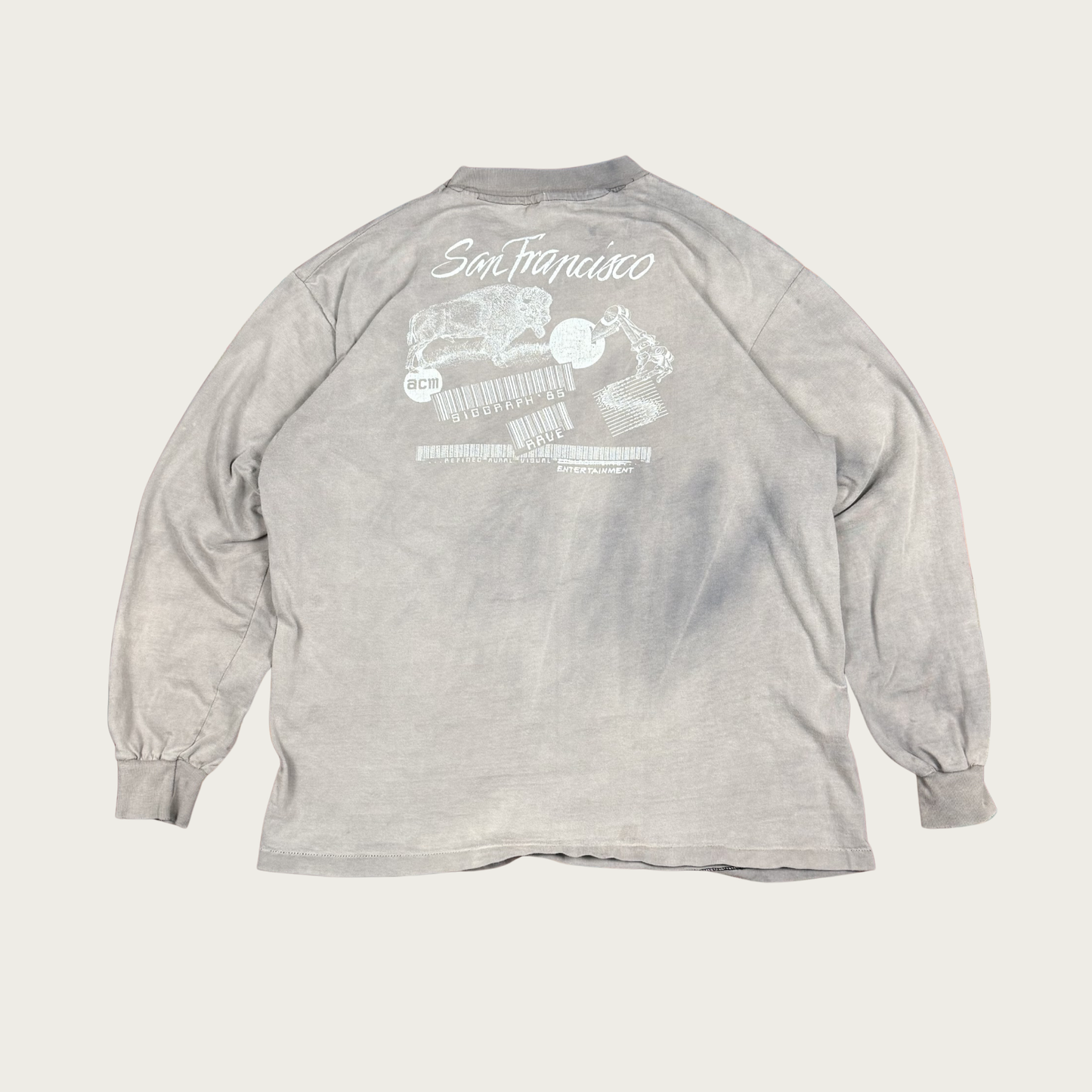 (XL) 90s Moscone Center SF Long Sleeve Tee