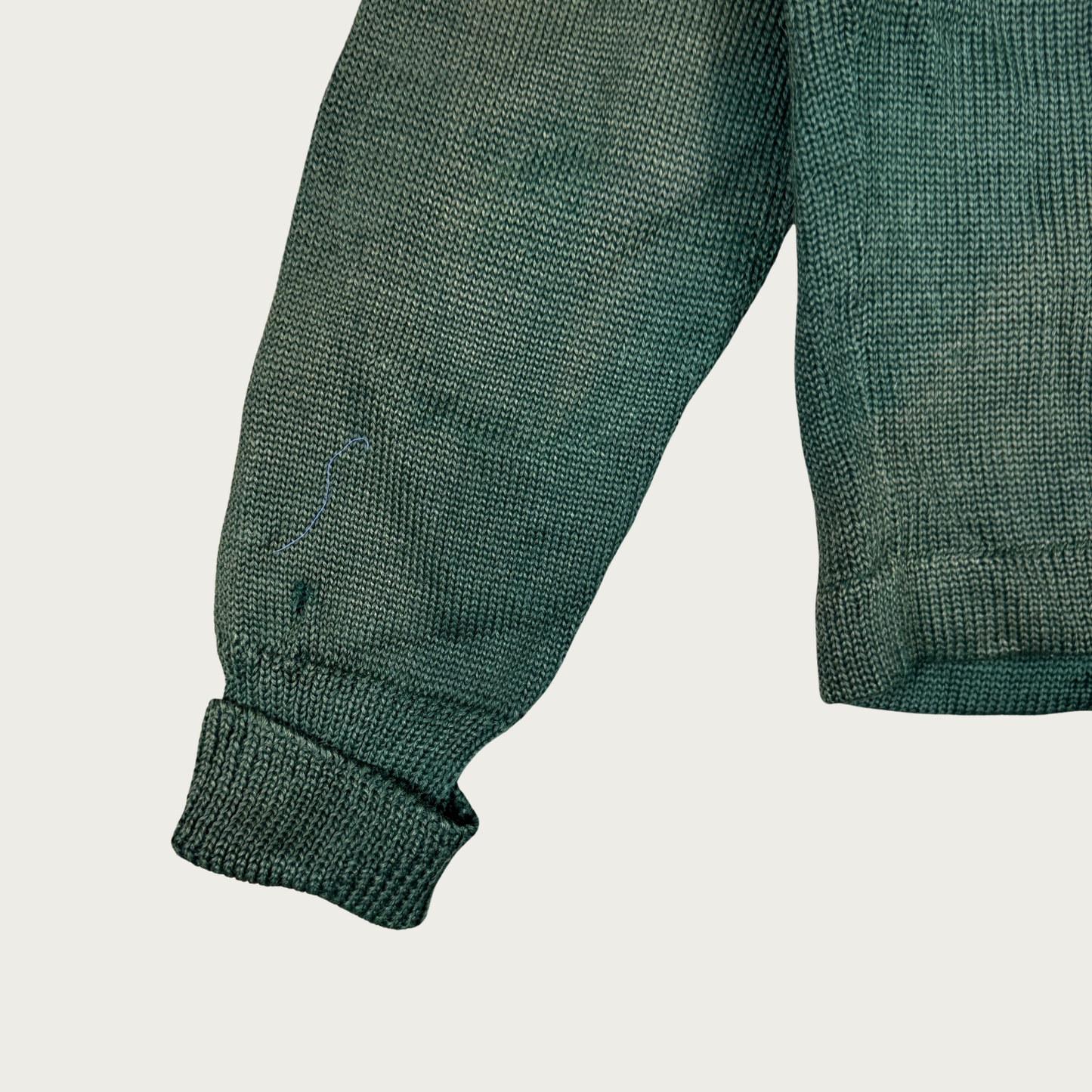(M) 1950's Octonek Forest Green Letterman Cardigan