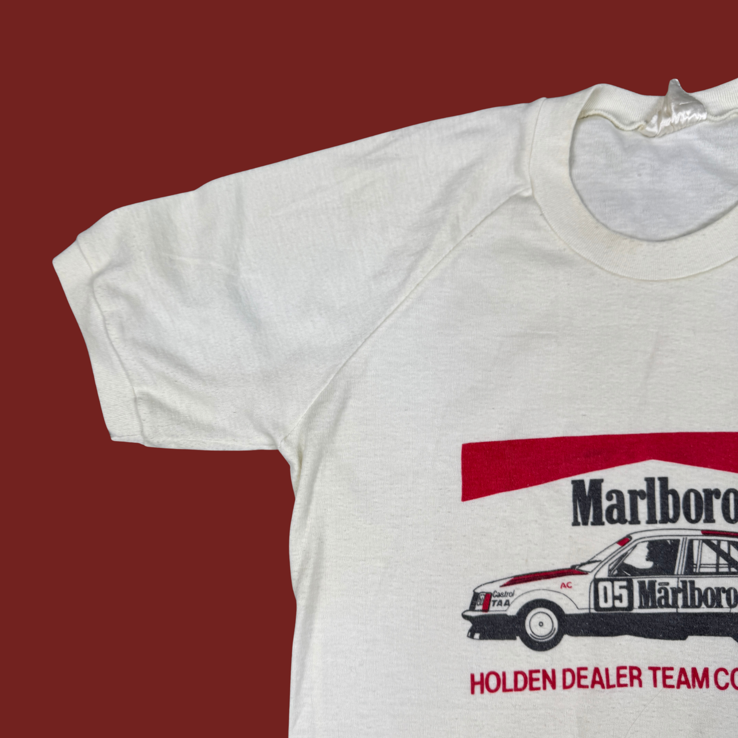 (S) 80s Marlboro Commodore Ringer Tee