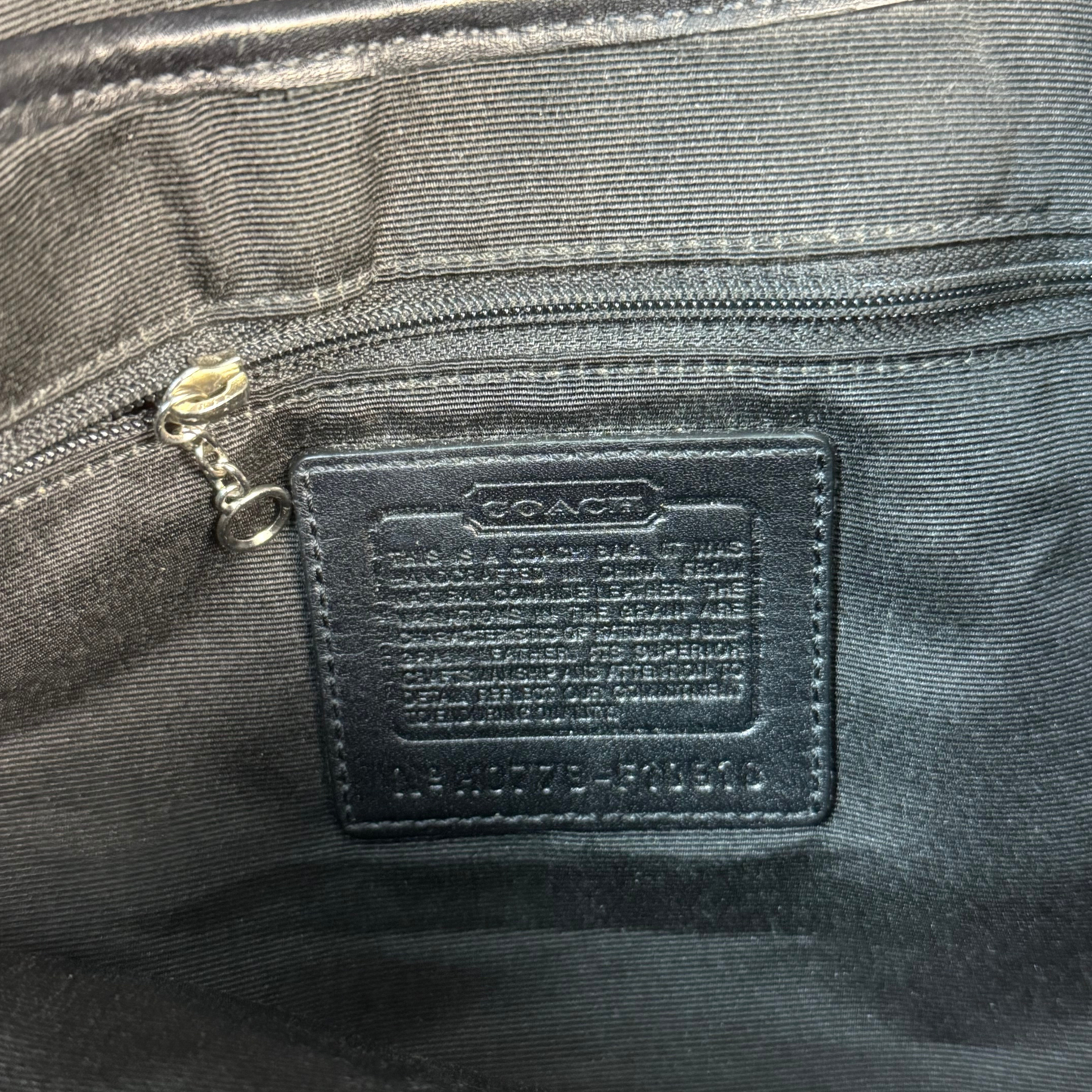 Vintage Coach Black Medium Soho Bag