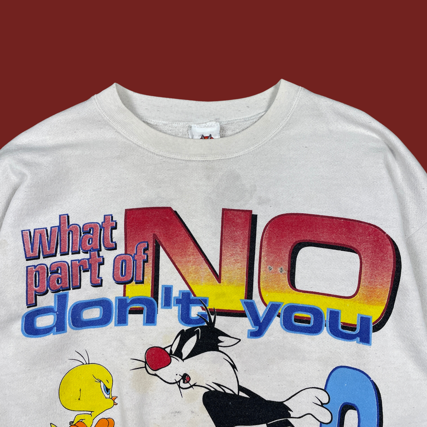 (XL) 90s Looney Tunes Tweety & Sylvester Sweatshirt