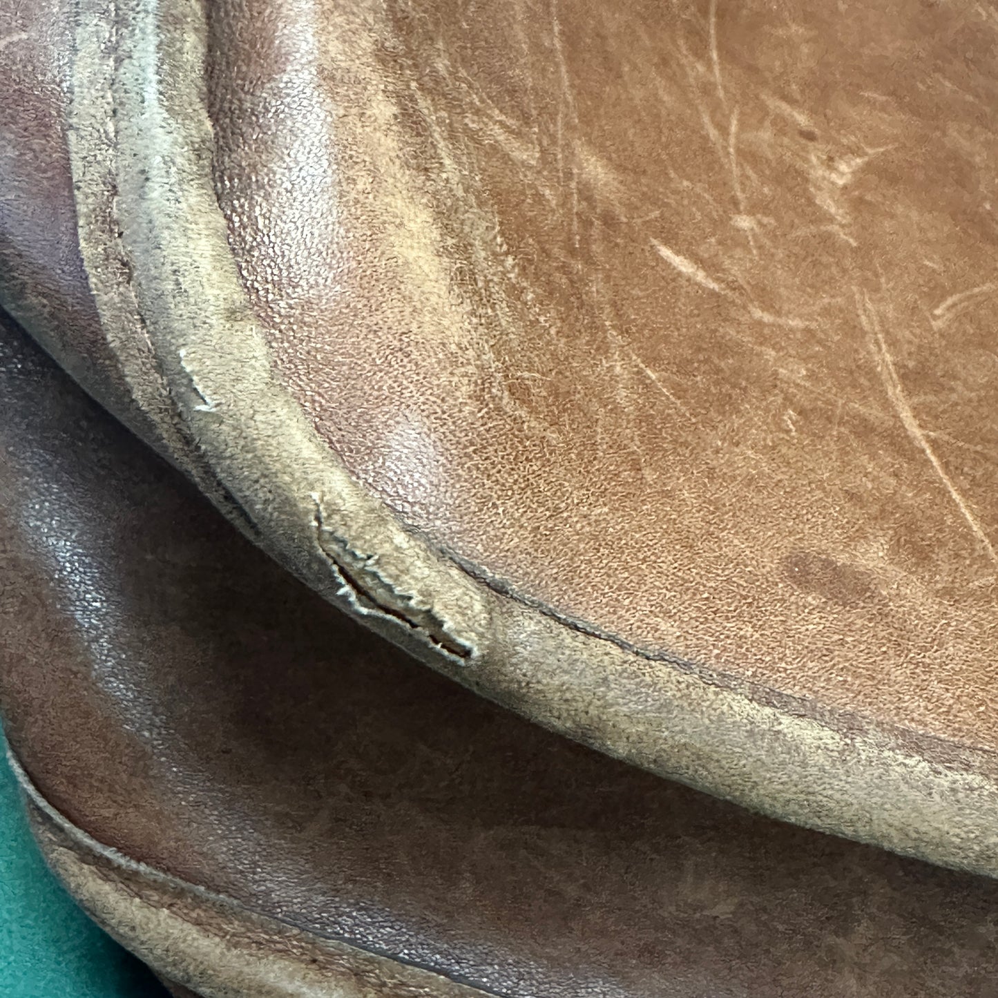 1970s Coach Tan Leather Crossbody Bag