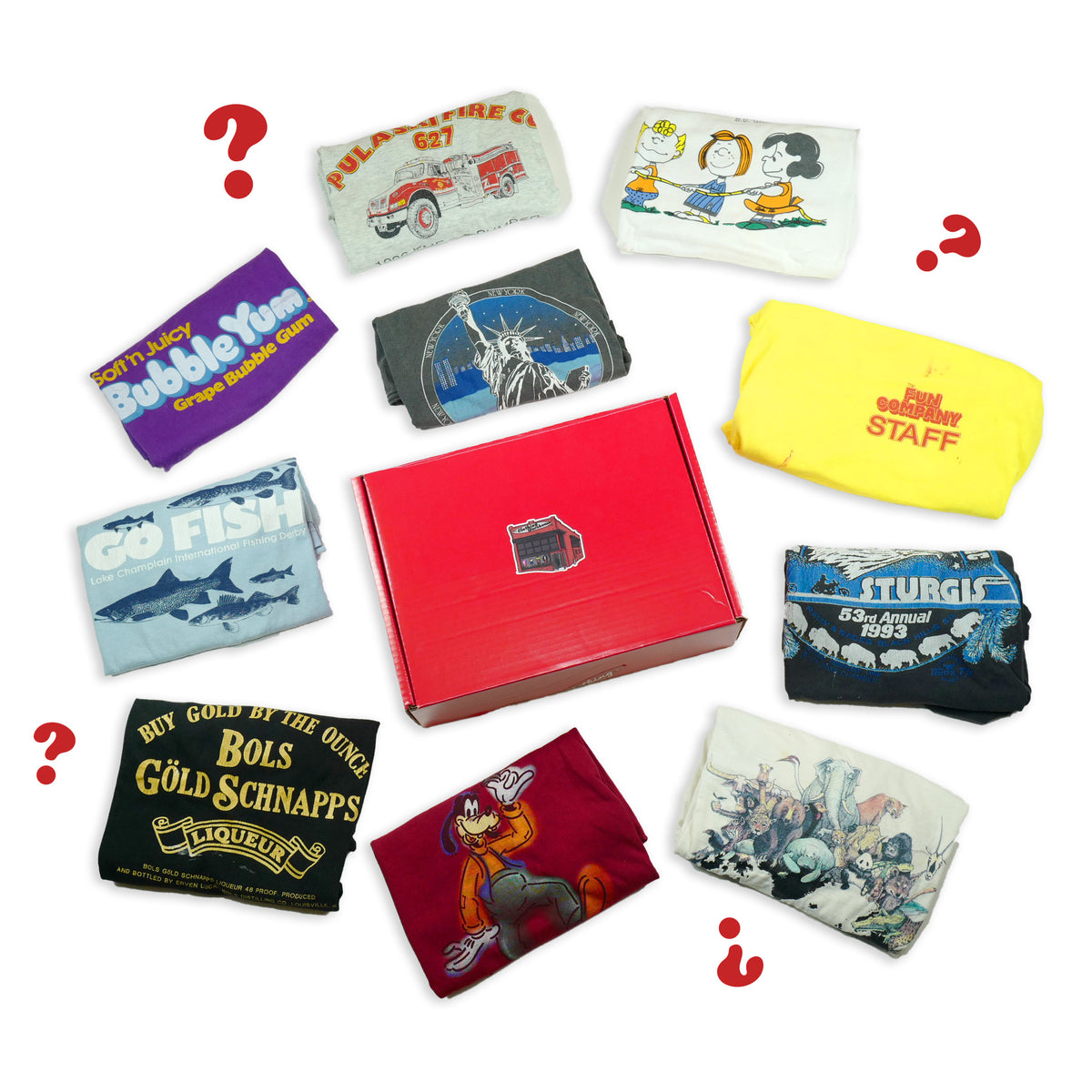 Vintage Tees Mystery Box The Clothing Warehouse