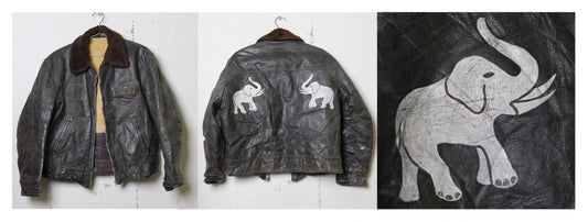 WWII Hand Painted Bomber Jacket