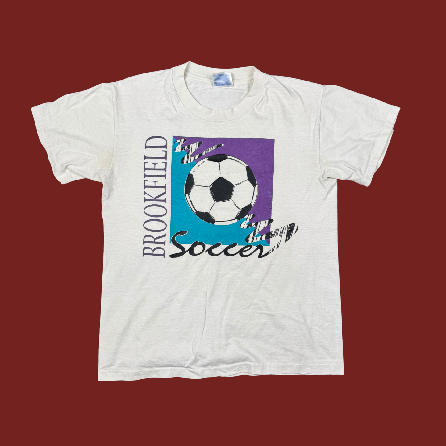 (S) 80s/90s Brookfield Soccer Tee
