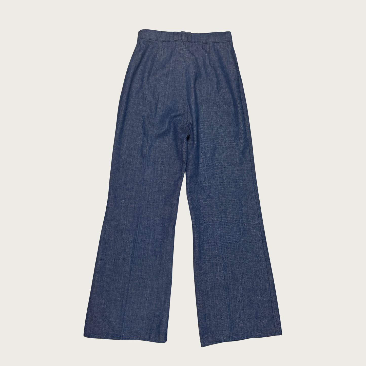 (27") 70s Dark Wash Lightweight Wide Leg Flares