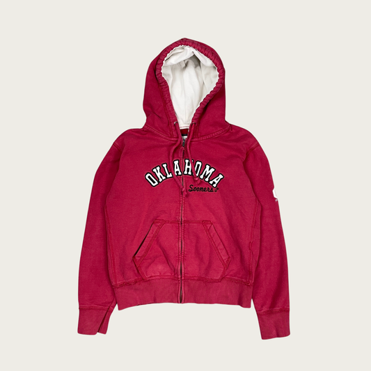 (M) Oklahoma Sooners Zip Up Hoodie