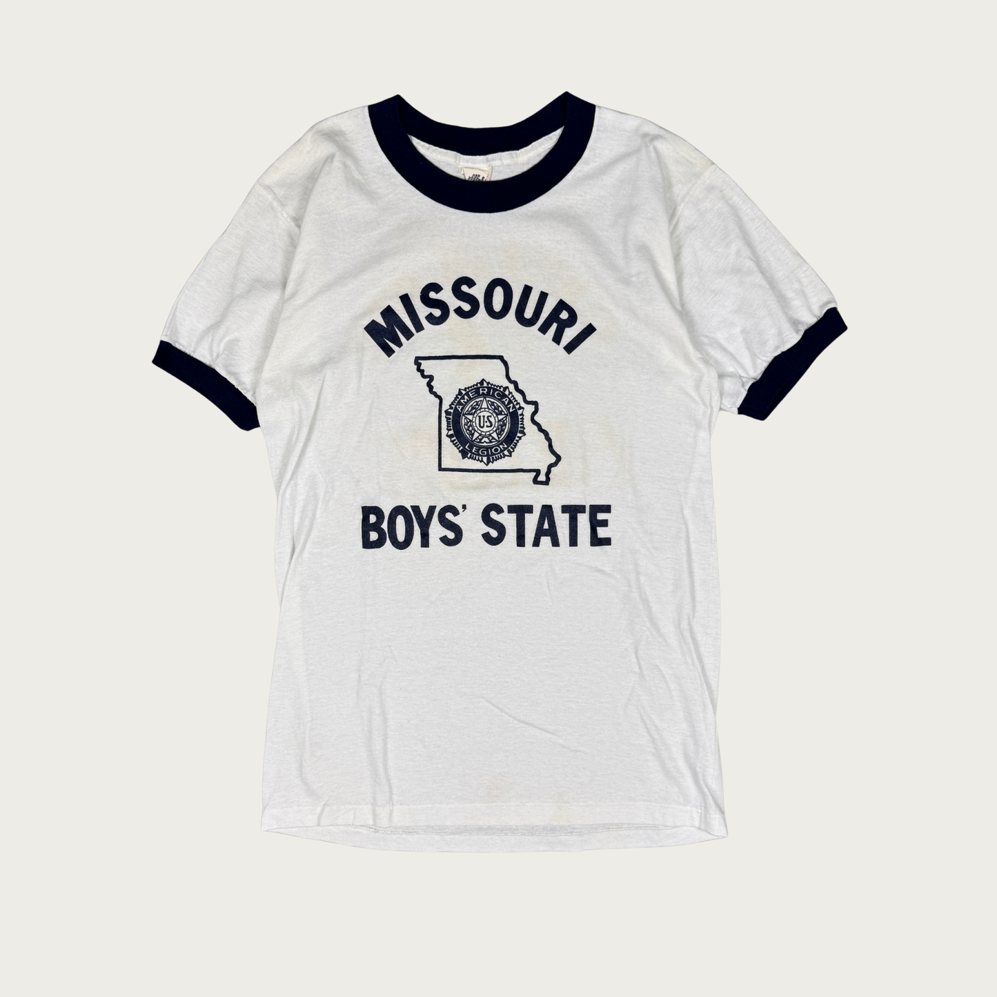 (S/M) 70s Missouri Boys' State Ringer Tee