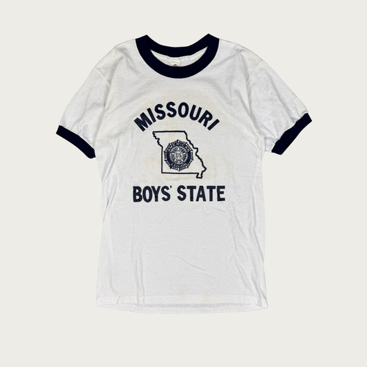 (S/M) 70s Missouri Boys' State Ringer Tee