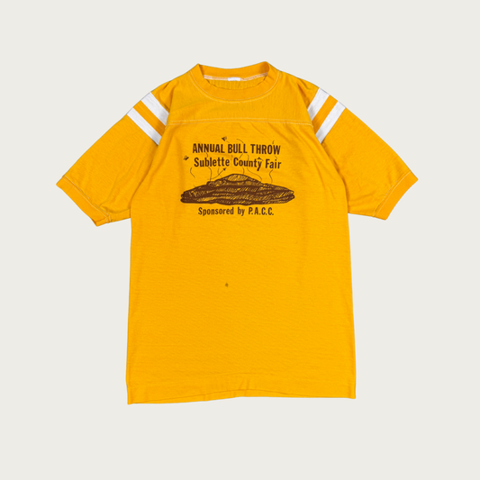 (S/M) 70s/80s Annual Bull Throw County Fair Tee