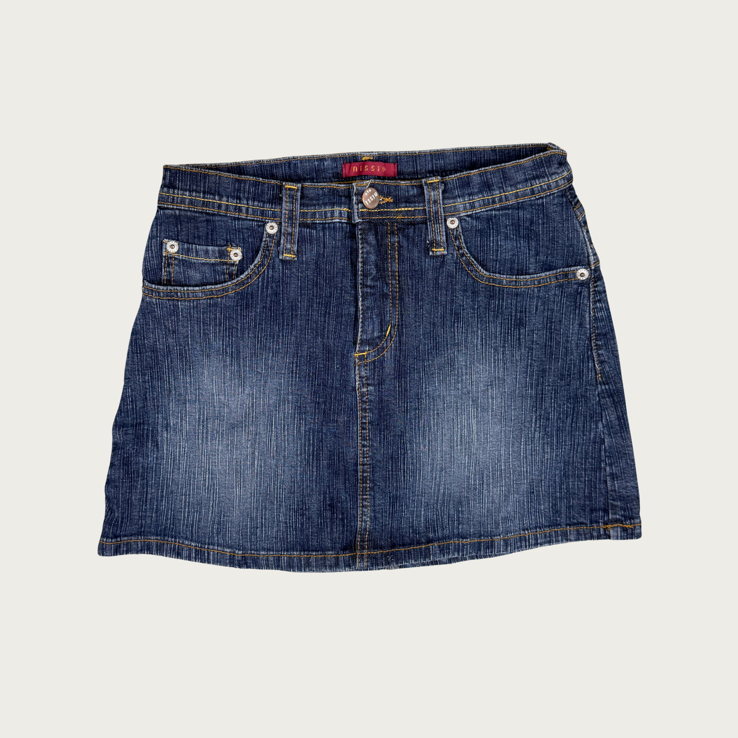 (26") Y2K Denim Mini Skirt