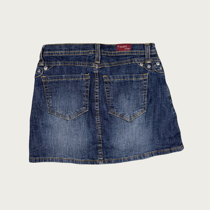 (26") Y2K Denim Mini Skirt