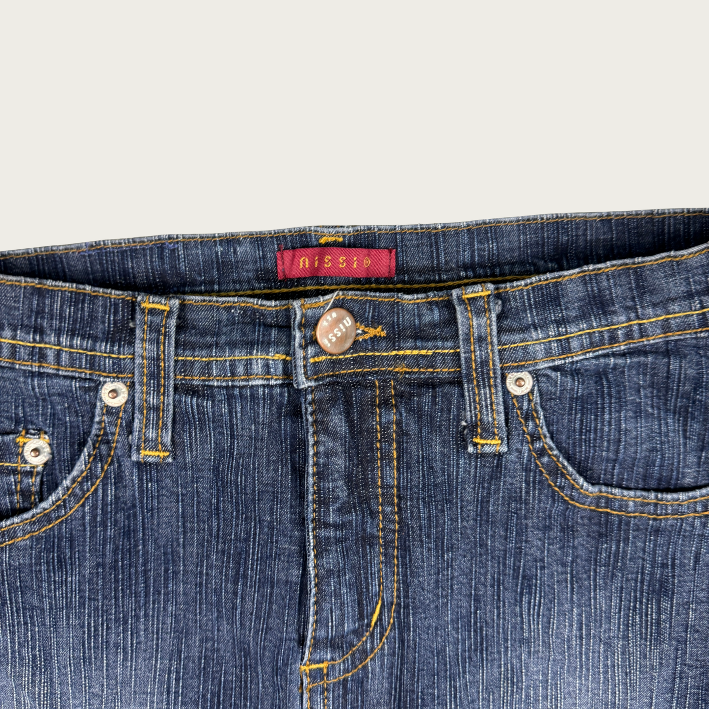 (26") Y2K Denim Mini Skirt