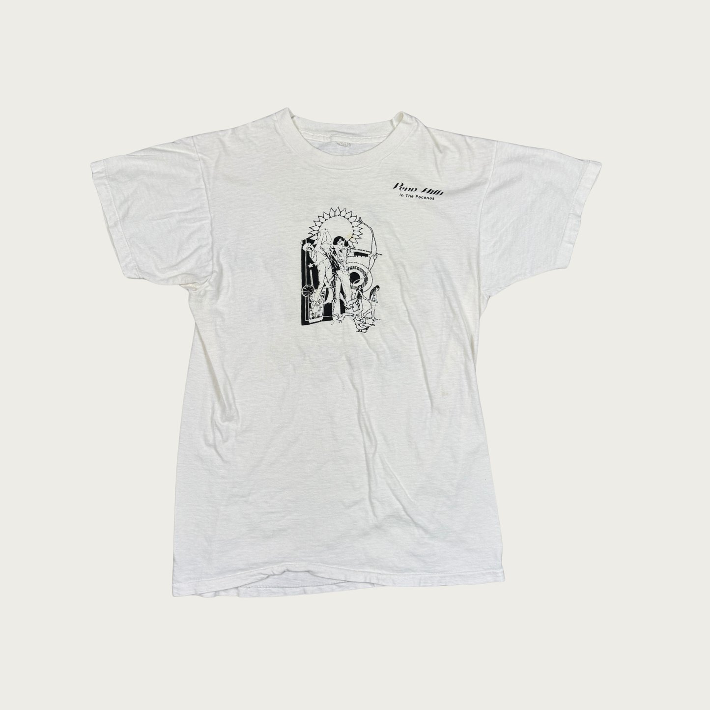 (M) 70s Rare Penn Hills In The Poconos Resort Tee
