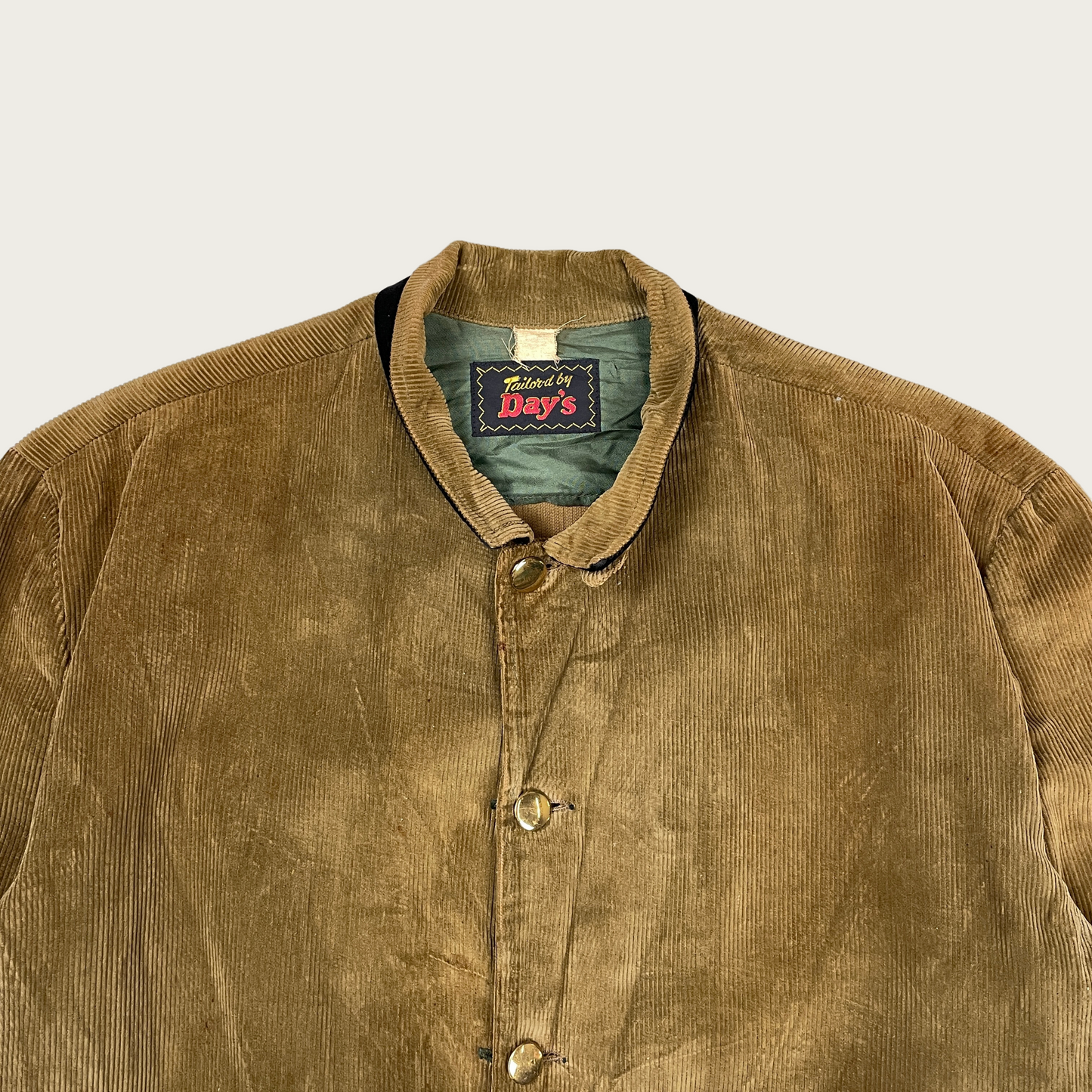 (L) 60s Corduroy Button Up Jacket