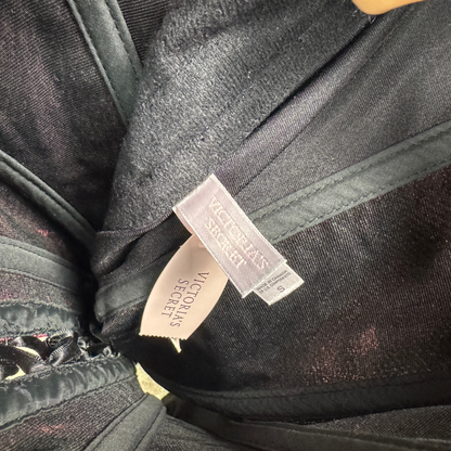 (S) Red/Black Satin Corset