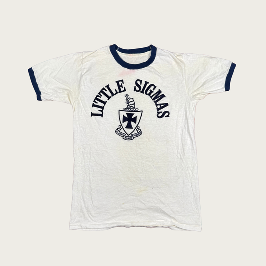 (XS/S) 70s/80s Little Sigmas Ringer Tee
