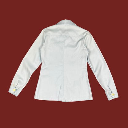 (S) 60s/70s Lady Wrangler Light Blue Shirt