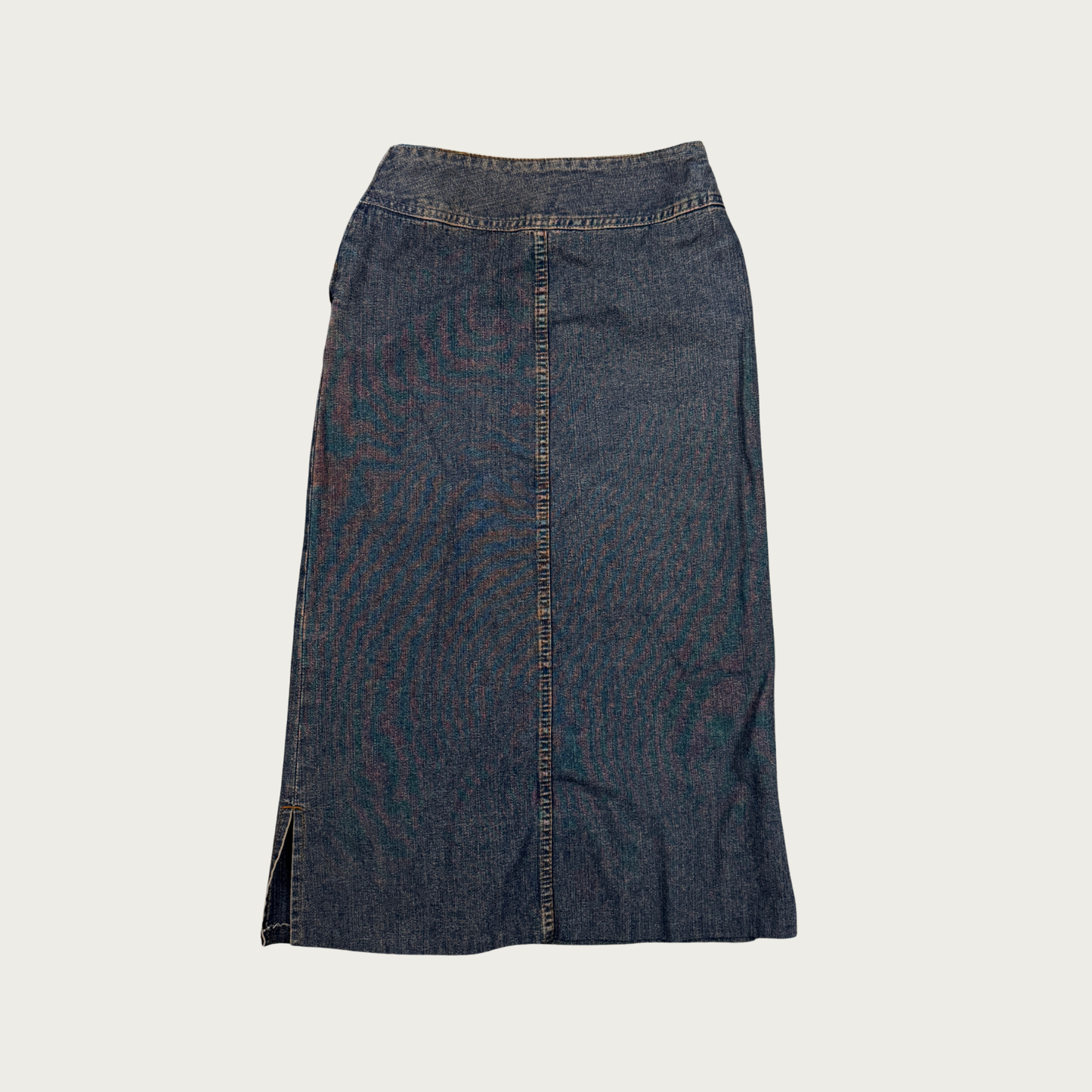 (24") 90s/Y2K Denim Midi Skirt