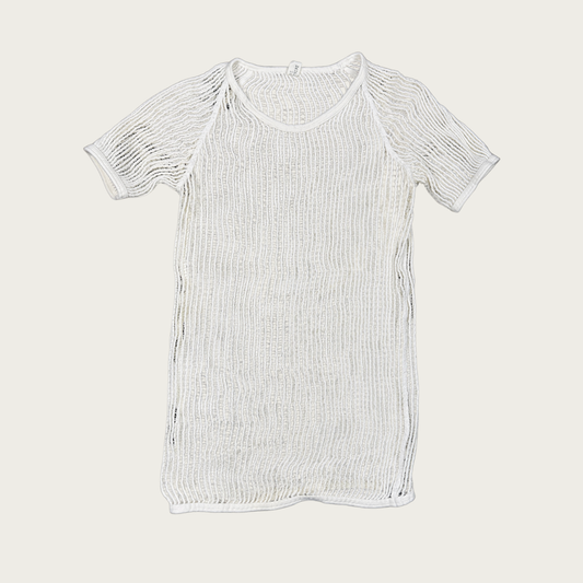 (M) 1960s Danish Net Military Shirt