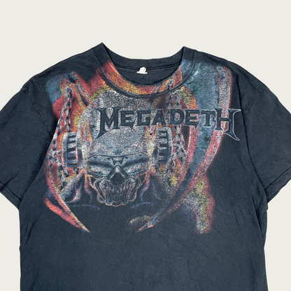 (L) 2000s Megadeath Faded Reprint Tee