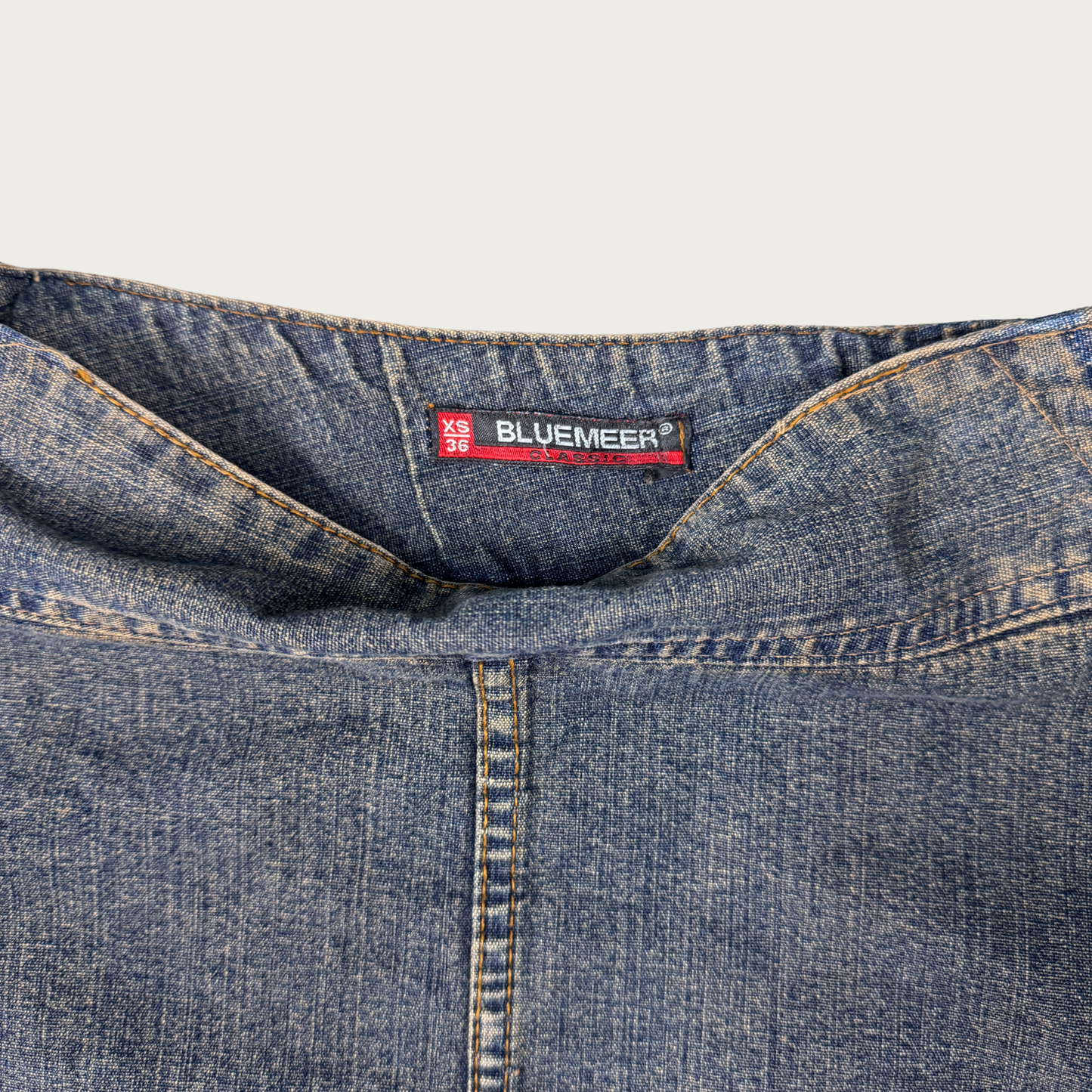 (24") 90s/Y2K Denim Midi Skirt