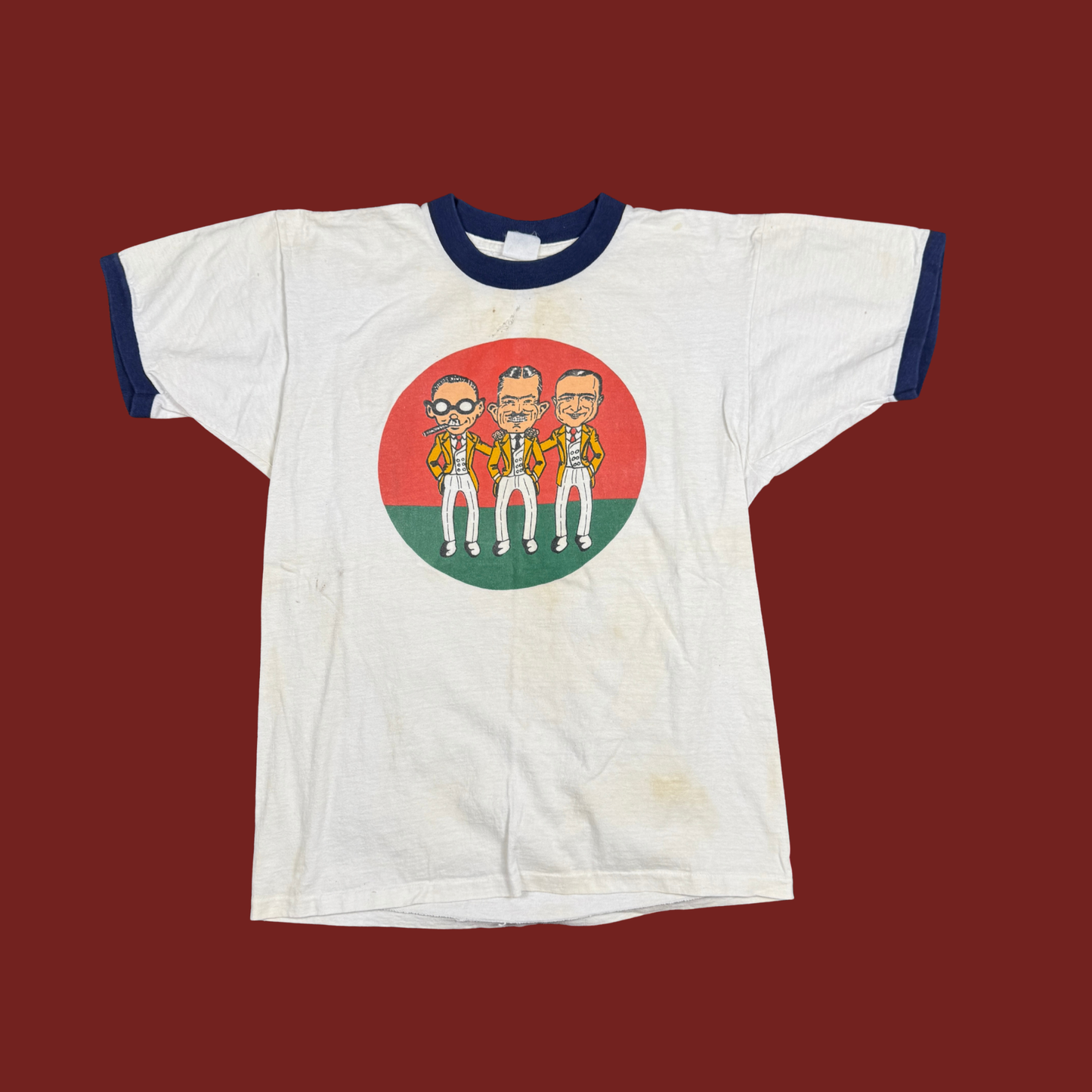 (M/L) 70s/80s Pep Boys Ringer Tee