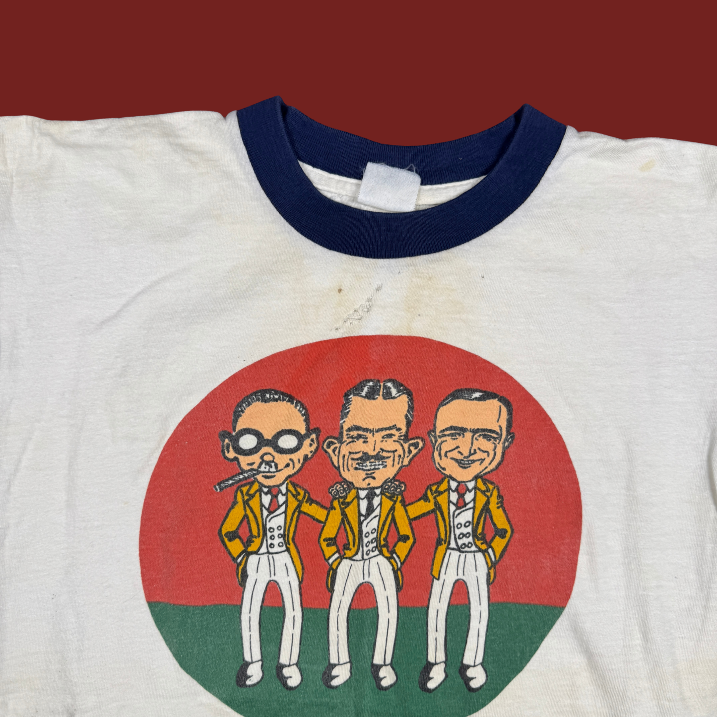 (M/L) 70s/80s Pep Boys Ringer Tee