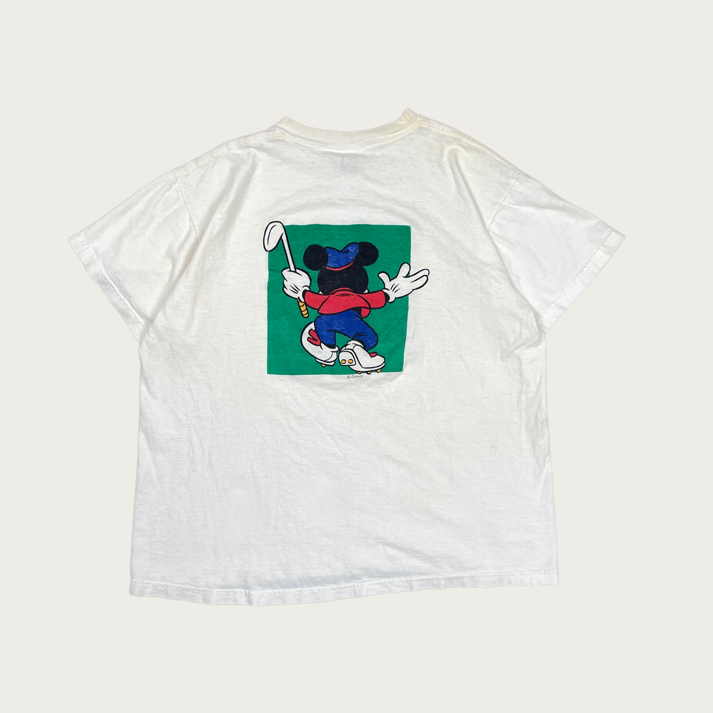 (L) 90s Mickey's Golf Club Tee