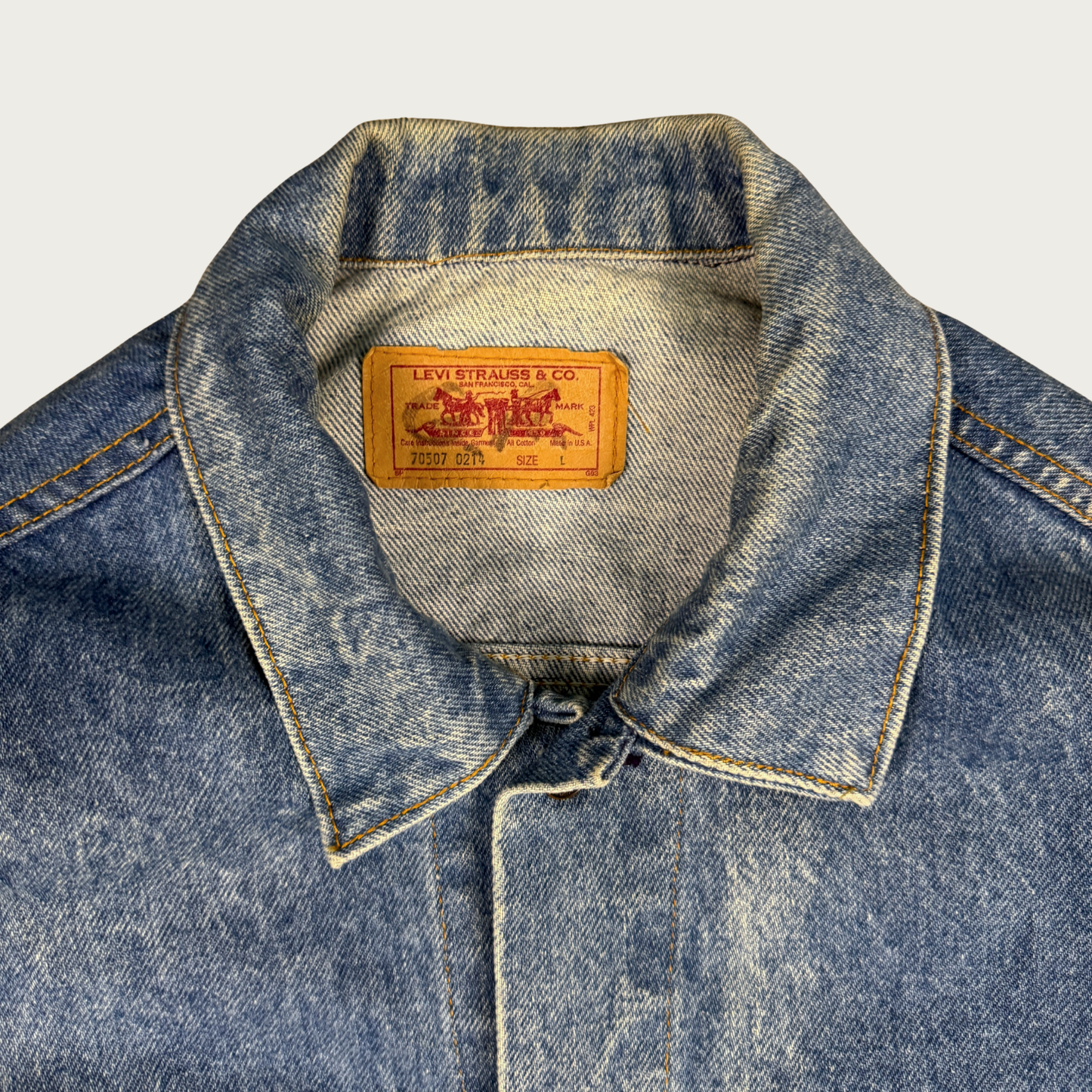 (L) 70s/80s Levi's Denim Trucker Jacket
