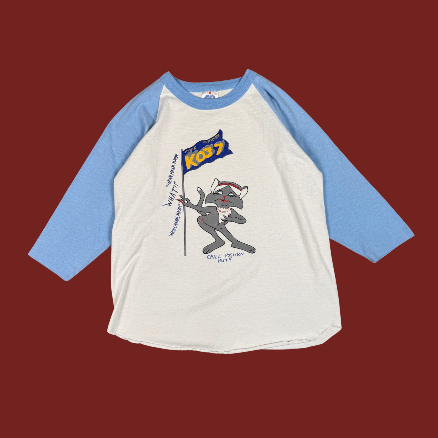 (M) 70s/80s US Navy K037 Raglan Tee