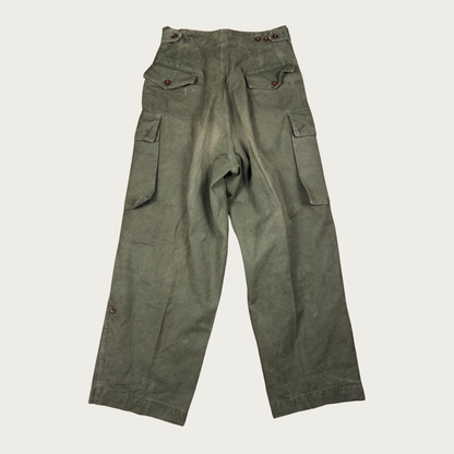 (25"-29") 1950s Dutch Military Field Pants