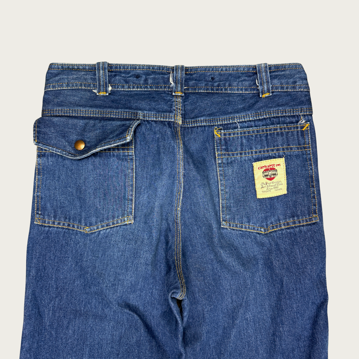 (30x31") 1970s Canadian Carhartt Double Knee Jeans