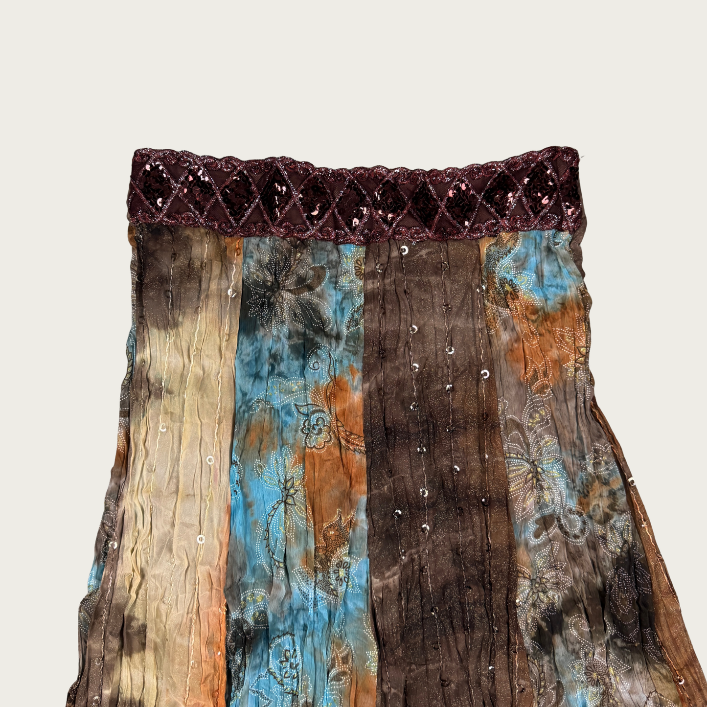 (M) Y2K Sequin Fairy Maxi Skirt