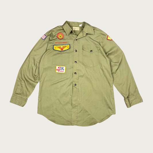 (L) 80s Boy Scouts of America Official Shirt