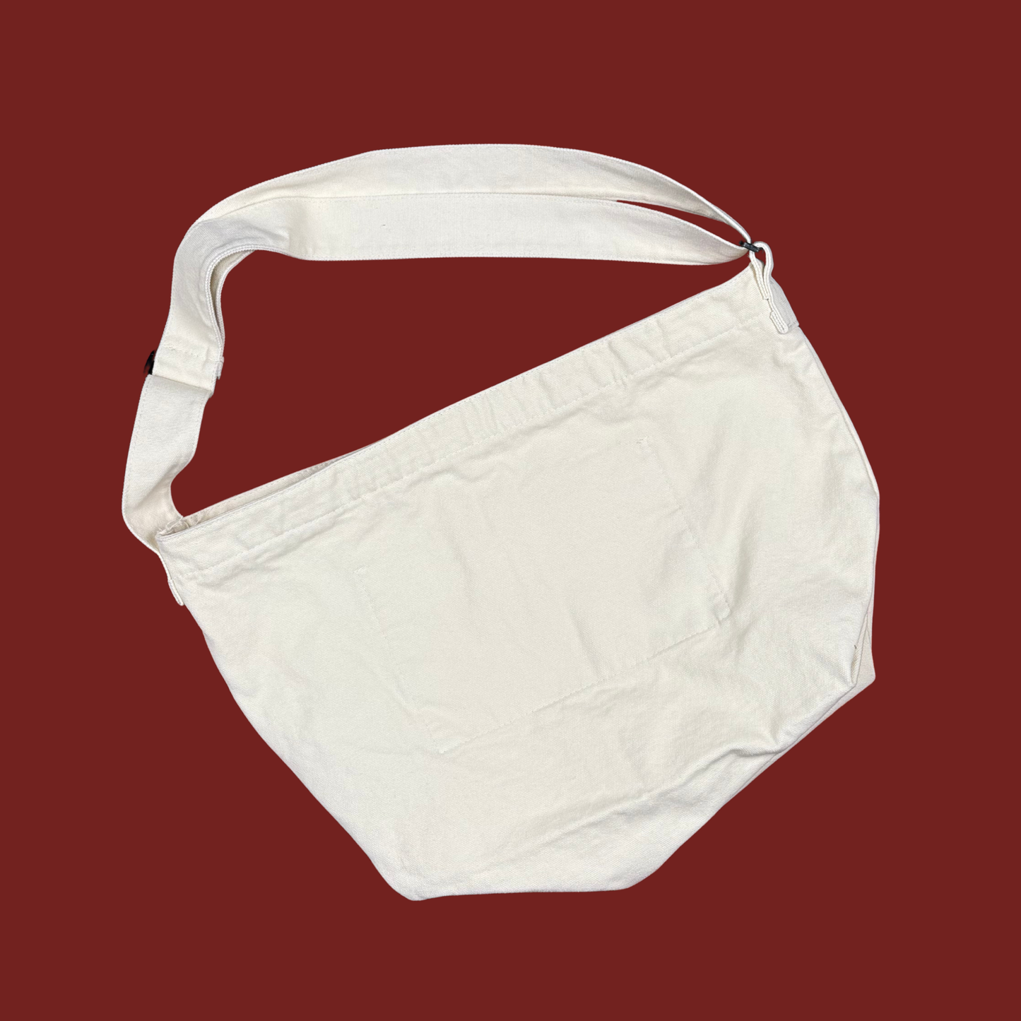 TCW Screen Printed Canvas Messenger Bag