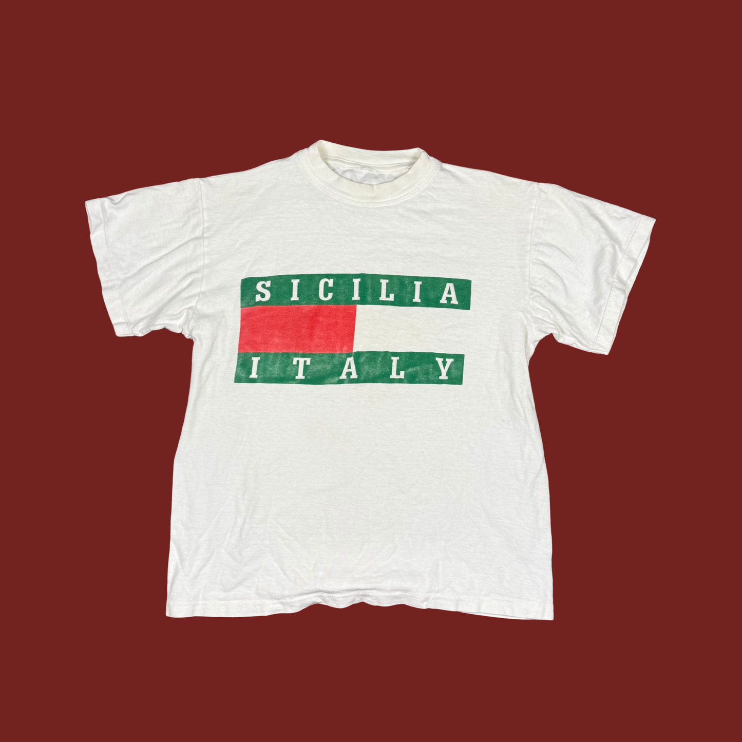 (M) 80s/90s Sicilia Italy Tee