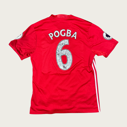 (XL) Adidas Manchester United #9 Pogba 2016/17 Home Jersey