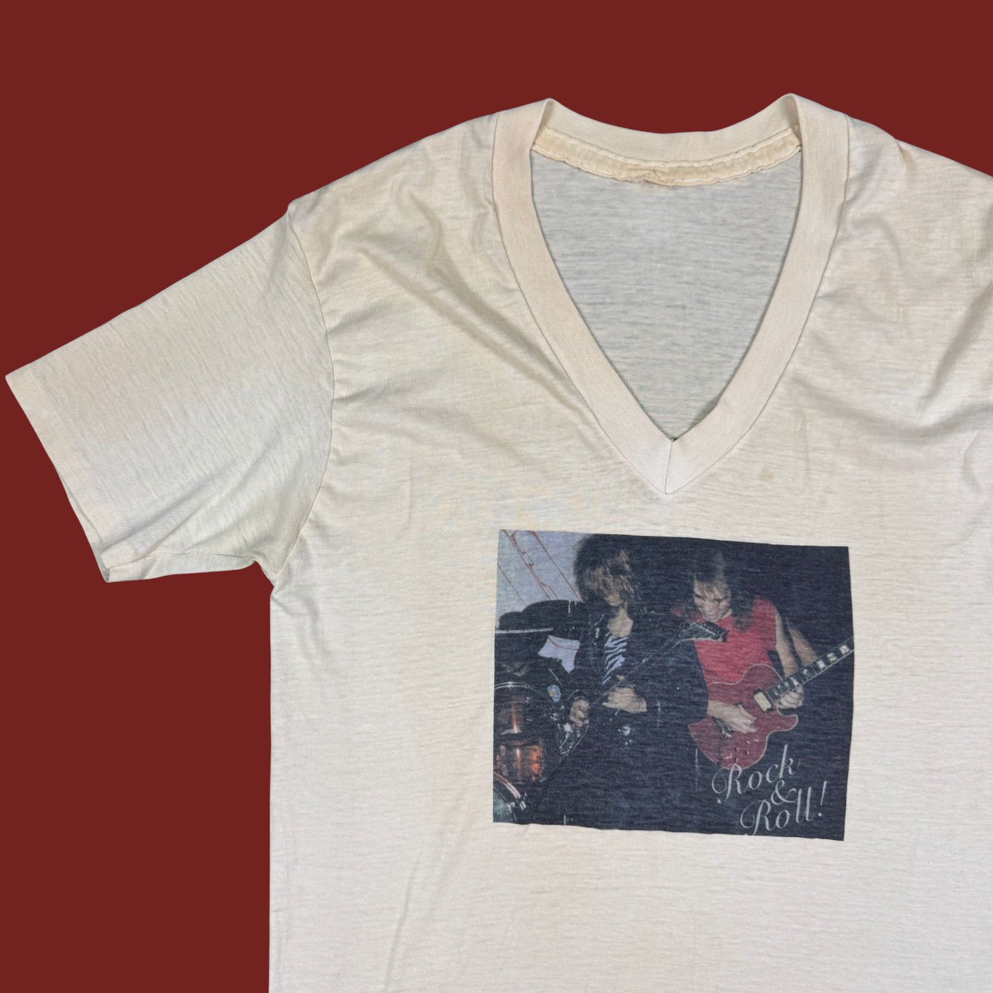 (M) 70s/80s "Rock &amp; Roll!" Tee