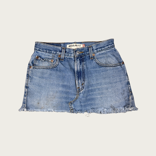 (28") Vintage Levi's Cutoff Mini Skirt