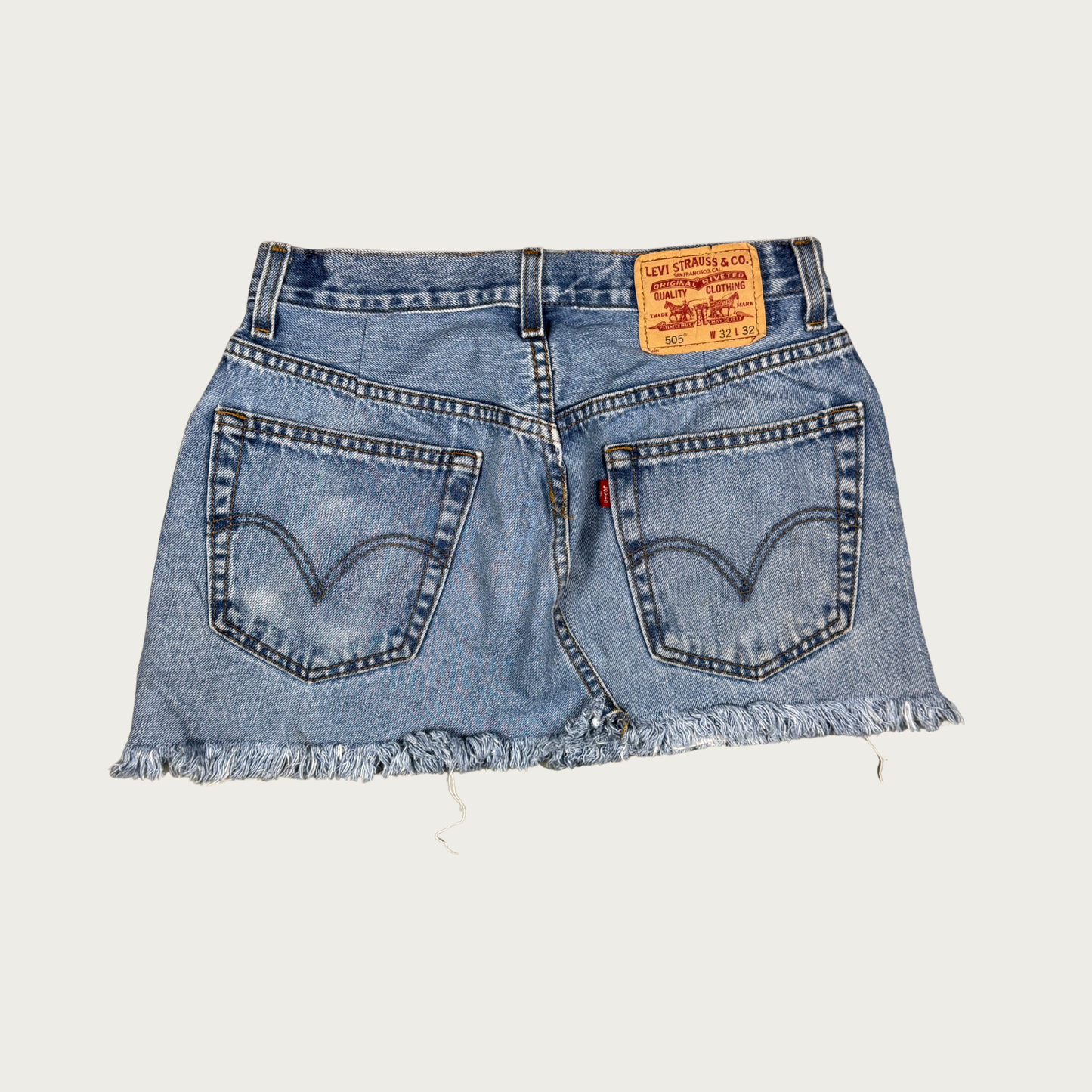 (28") Vintage Levi's Cutoff Mini Skirt