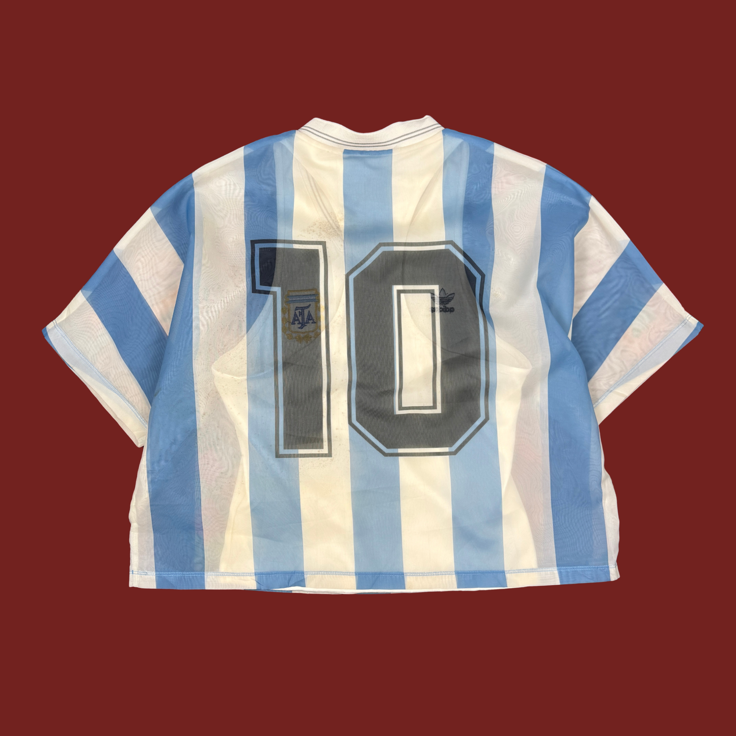 (M) Adidas Argentina #10 Maradona Layered Jersey