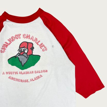 (L) Chillkoot Charlie's Alaskan Saloon Raglan Tee