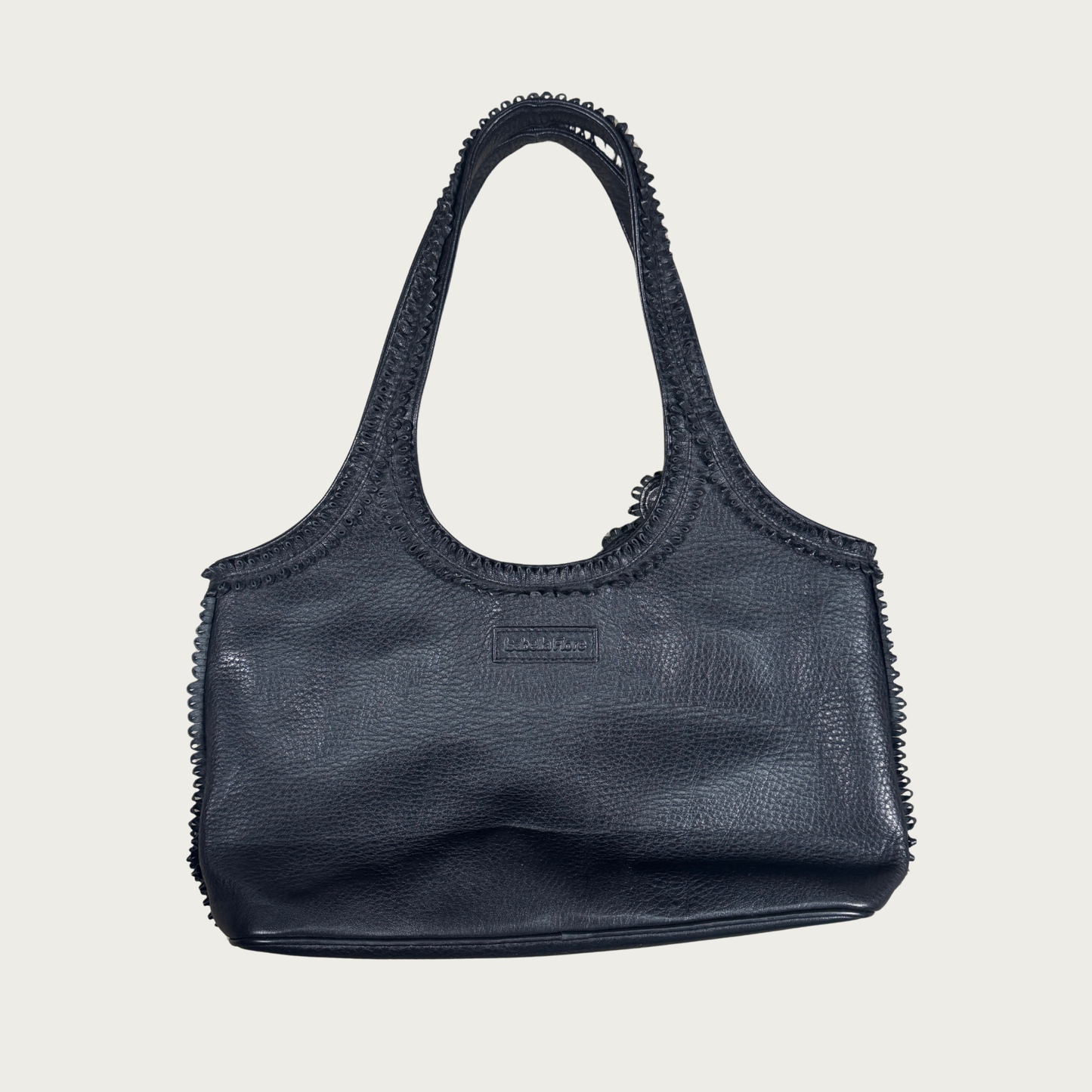 Isabella Fiore 3D Floral Leather Shoulder Bag