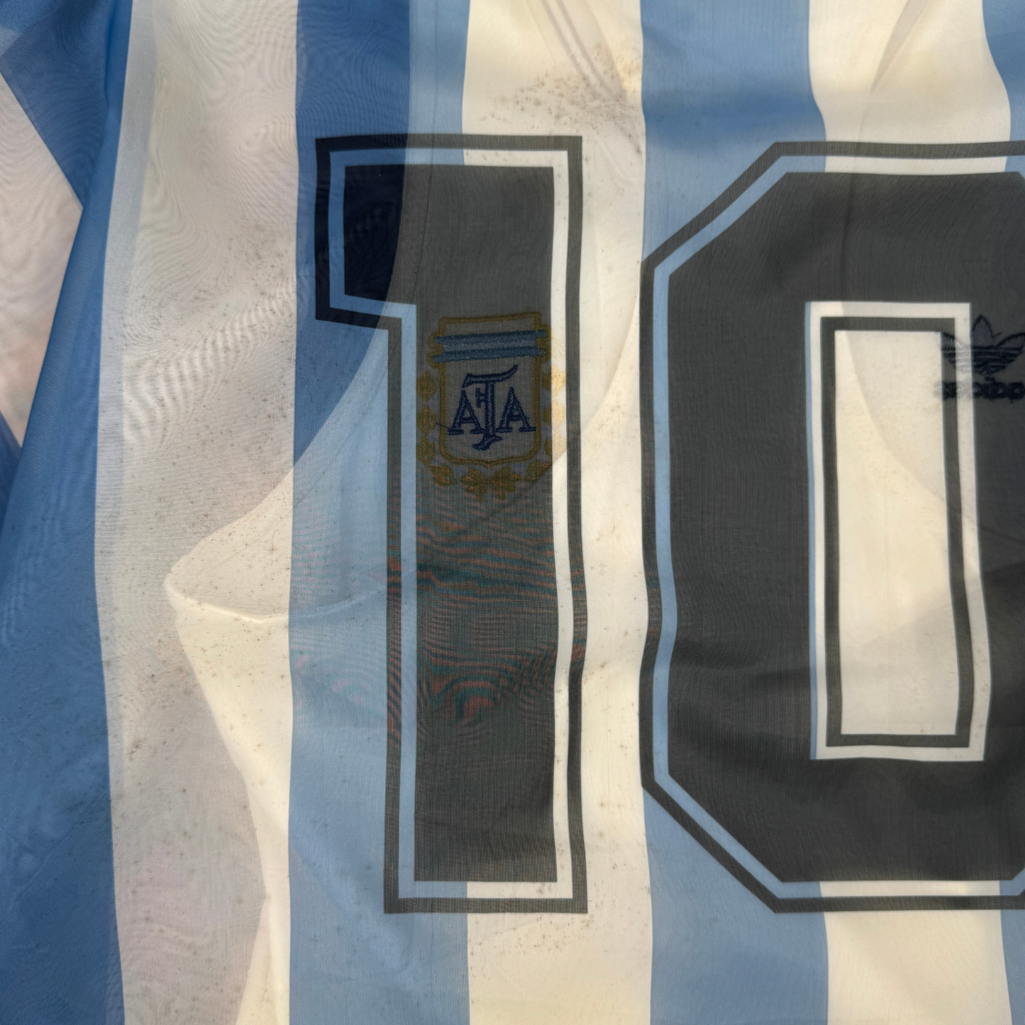 (M) Adidas Argentina #10 Maradona Layered Jersey